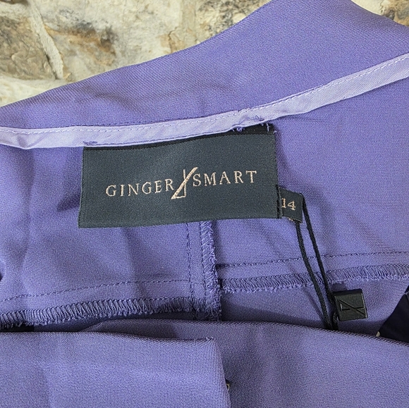 NWT Ginger & Smart Modern Love Jacket Pants Pantsuit Suit Set In Lilac Purple - Picture 15 of 16